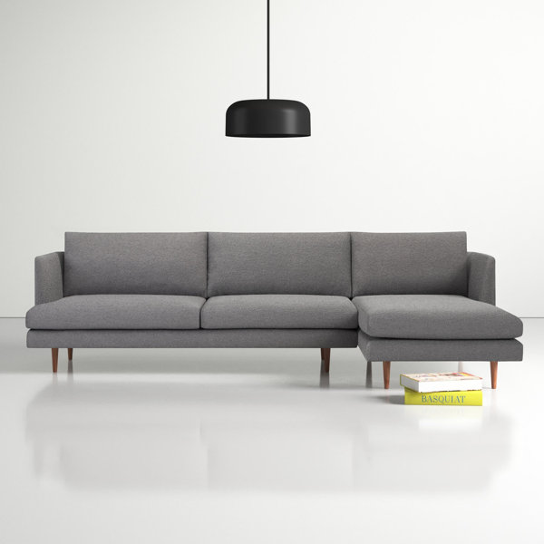 AllModern Miller 2 - Piece Upholstered Sectional & Reviews | Wayfair